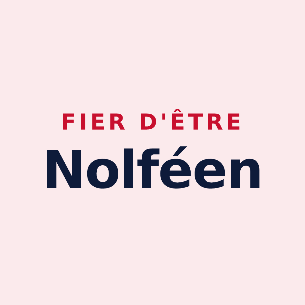Magnet « Fier d'être Nolféen » — design pour Saint-Nolff