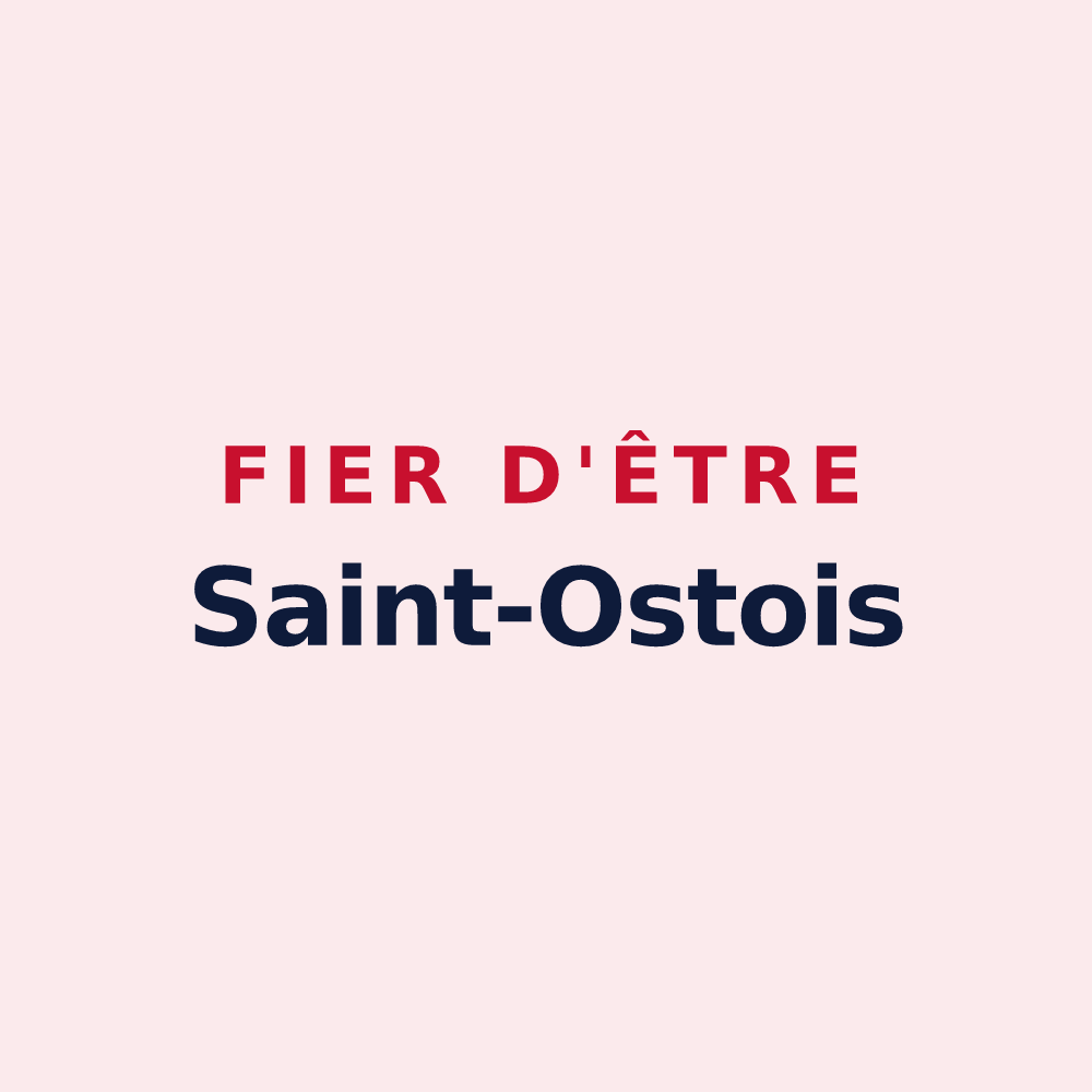 Magnet « Fier d'être Saint-Ostois » — design pour Saint-Ost