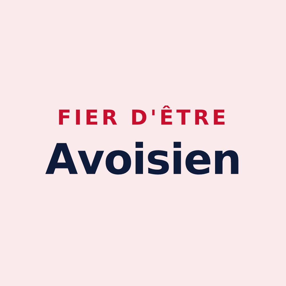 Magnet « Fier d'être Avoisien » — design pour Saint-Ouen-de-Mimbré