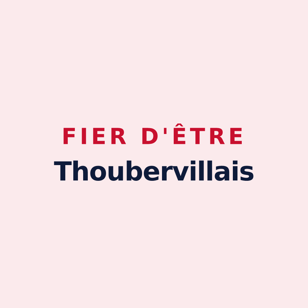 Magnet « Fier d'être Thoubervillais » — design pour Saint-Ouen-de-Thouberville