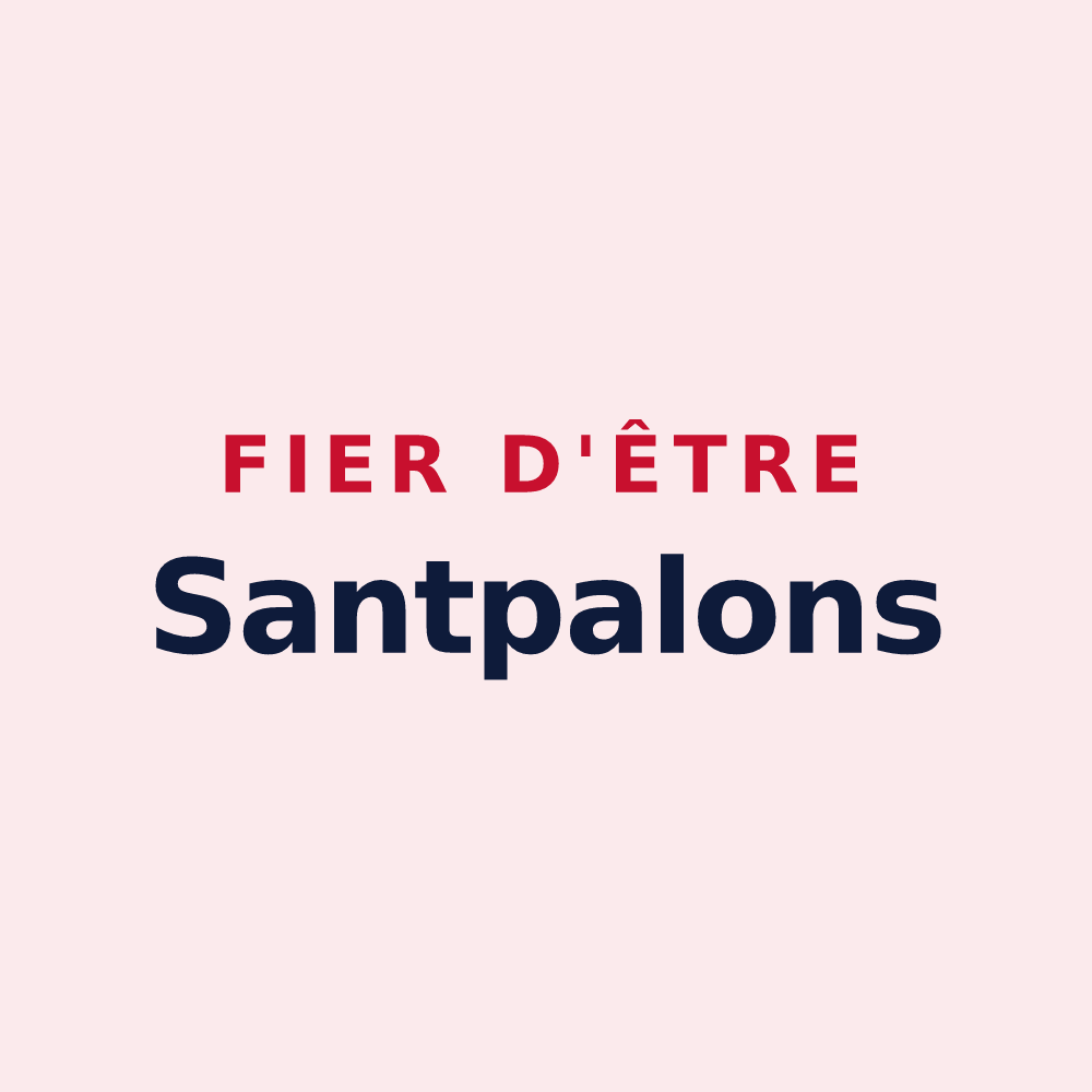 Magnet « Fier d'être Santpalons » — design pour Saint-Pal-de-Mons