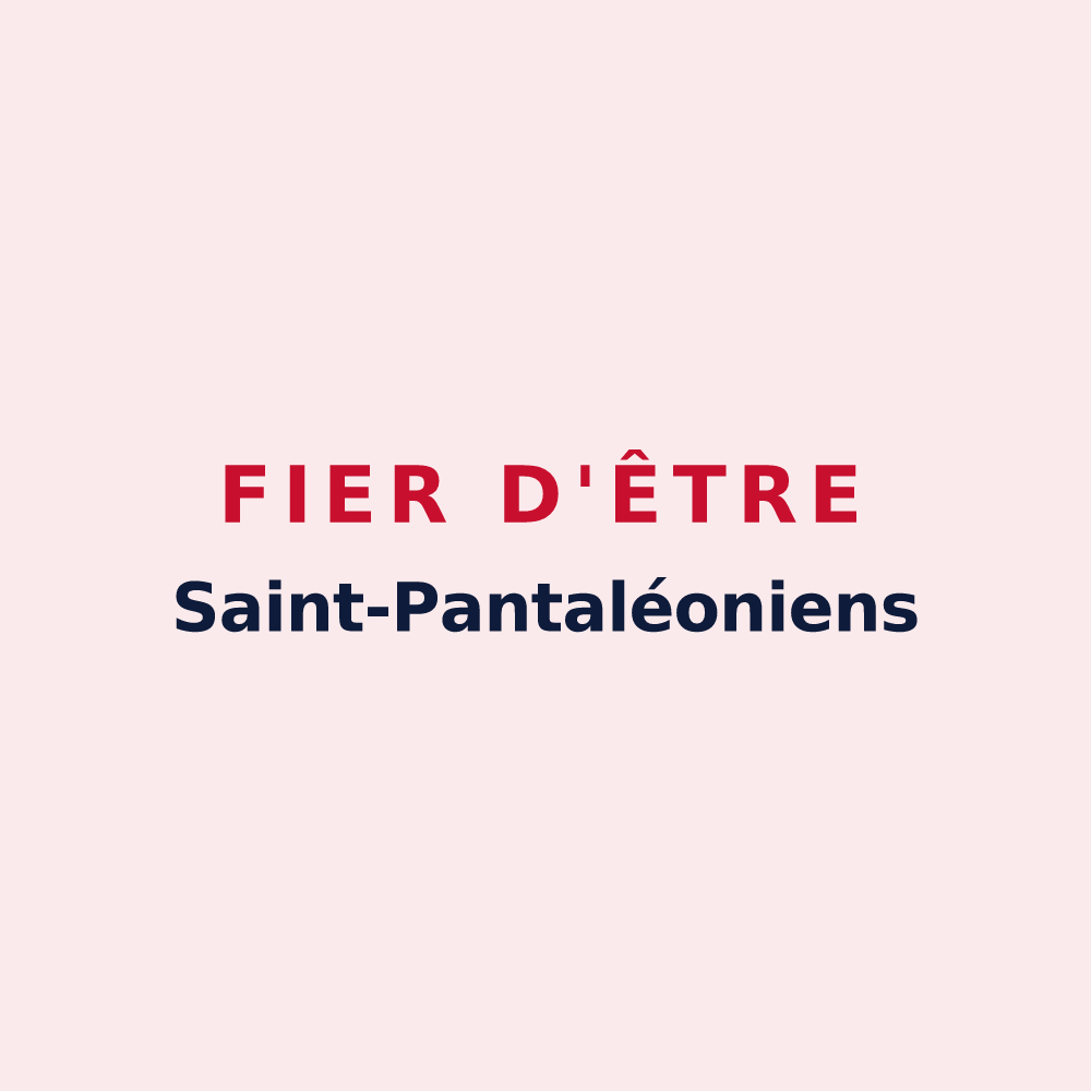 Magnet « Fier d'être Saint-Pantaléoniens » — design pour Saint-Pantaly-d'Excideuil
