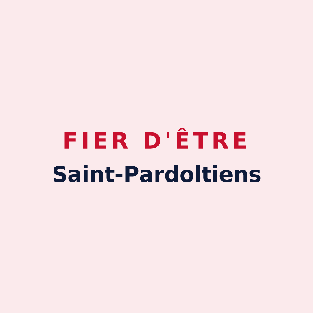 Magnet « Fier d'être Saint-Pardoltiens » — design pour Saint-Pardoult