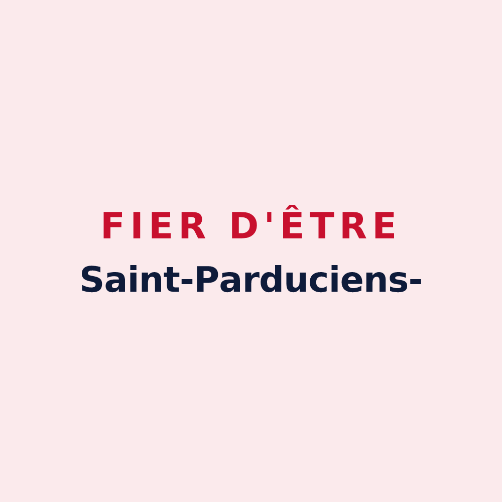 Magnet « Fier d'être Saint-Parduciens- » — design pour Saint-Pardoux-et-Vielvic