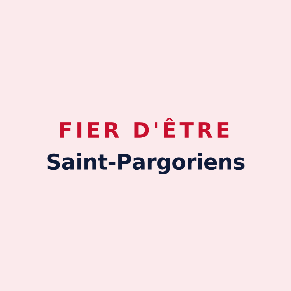 Magnet « Fier d'être Saint-Pargoriens » — design pour Saint-Pargoire