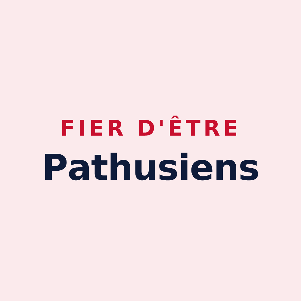 Magnet « Fier d'être Pathusiens » — design pour Saint-Pathus