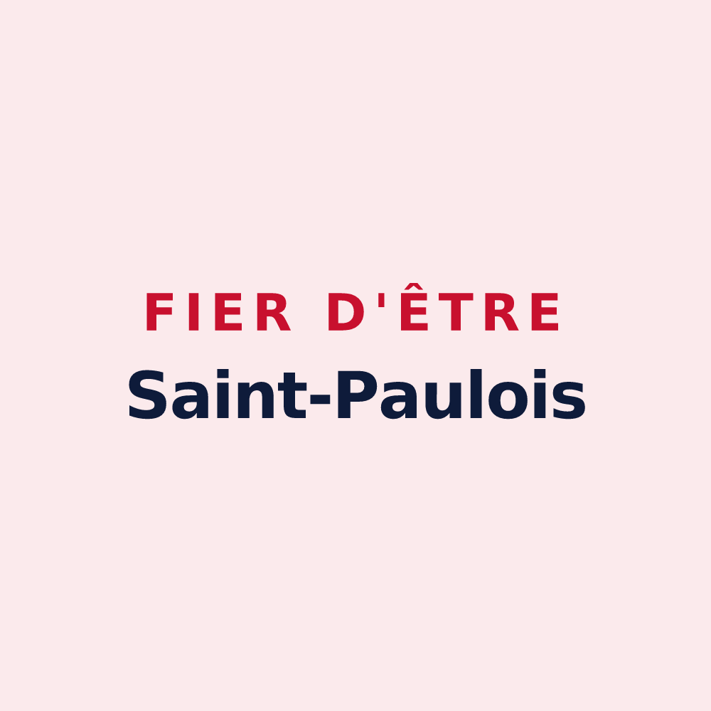 Magnet « Fier d'être Saint-Paulois » — design pour Saint-Paul