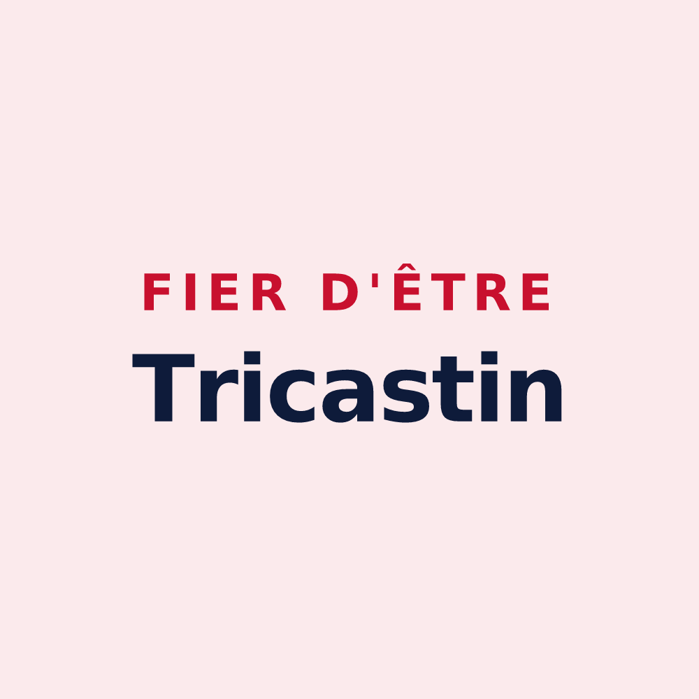 Magnet « Fier d'être Tricastin » — design pour Saint-Paul-Trois-Châteaux