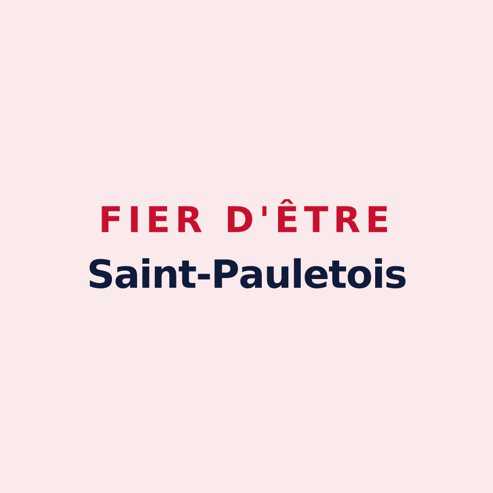 Magnet « Fier d'être Saint-Pauletois » — design pour Saint-Paulet-de-Caisson