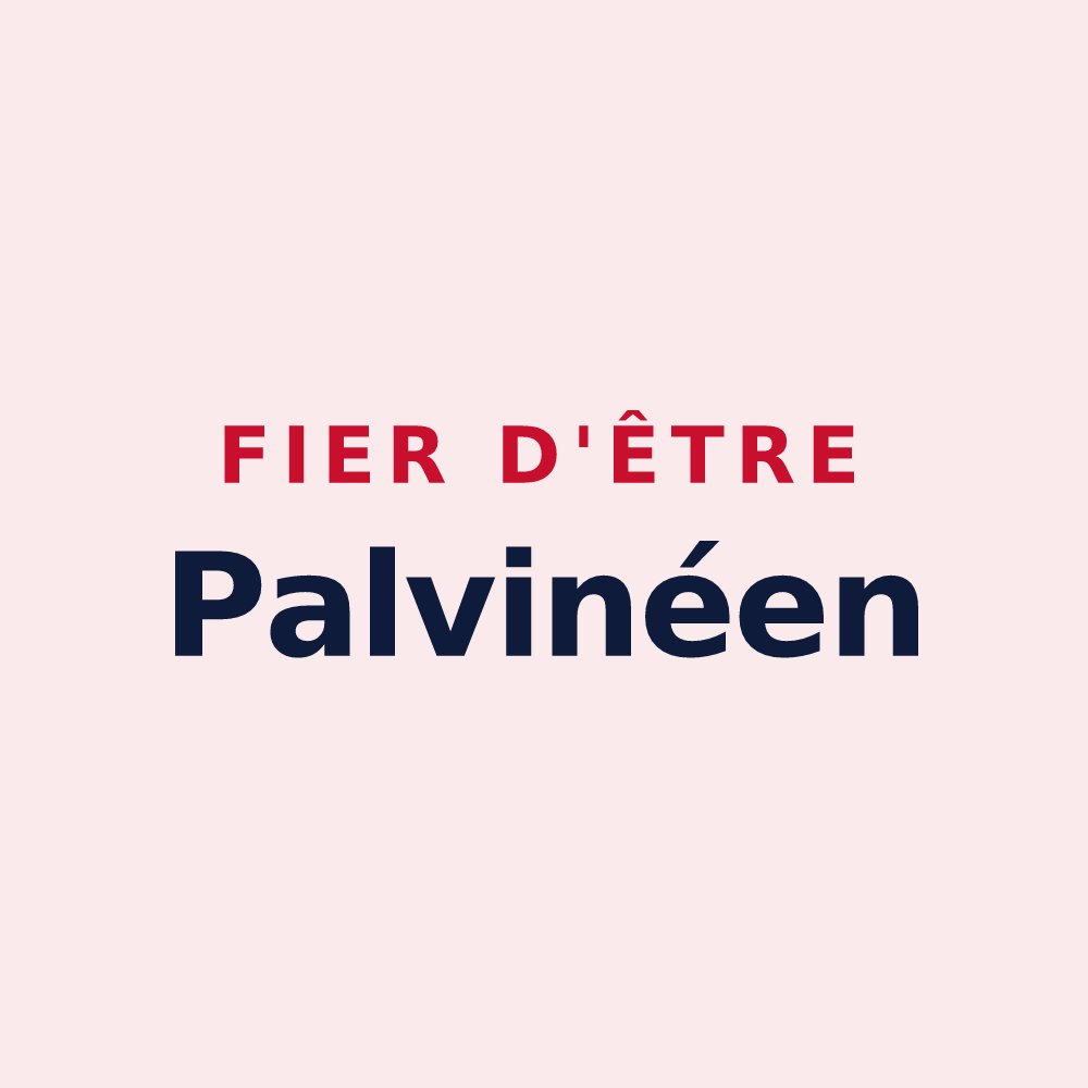 Magnet « Fier d'être Palvinéen » — design pour Saint-Pavace
