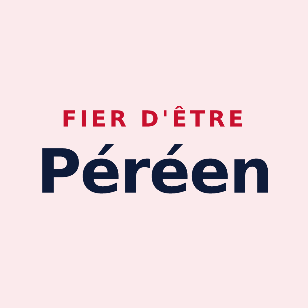 Magnet « Fier d'être Péréen » — design pour Saint-Père-Marc-en-Poulet