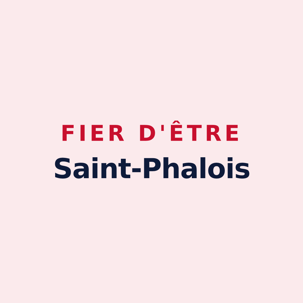 Magnet « Fier d'être Saint-Phalois » — design pour Saint-Phal