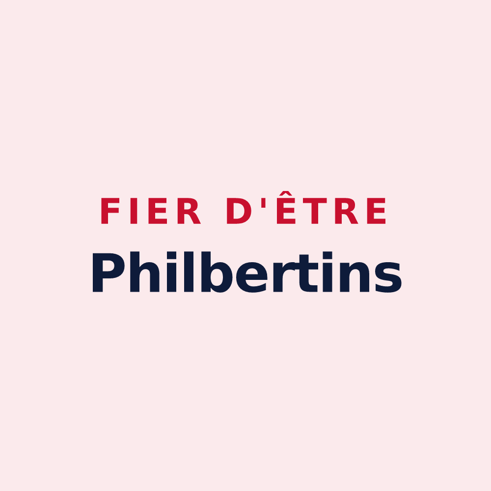 Magnet « Fier d'être Philbertins » — design pour Saint-Philbert-de-Bouaine