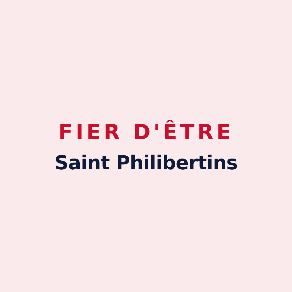 Magnet « Fier d'être Saint Philibertins » — design pour Saint-Philbert-sur-Boissey