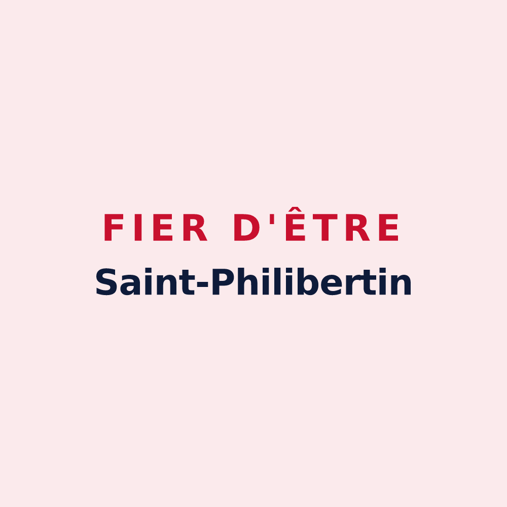 Magnet « Fier d'être Saint-Philibertin » — design pour Saint-Philibert
