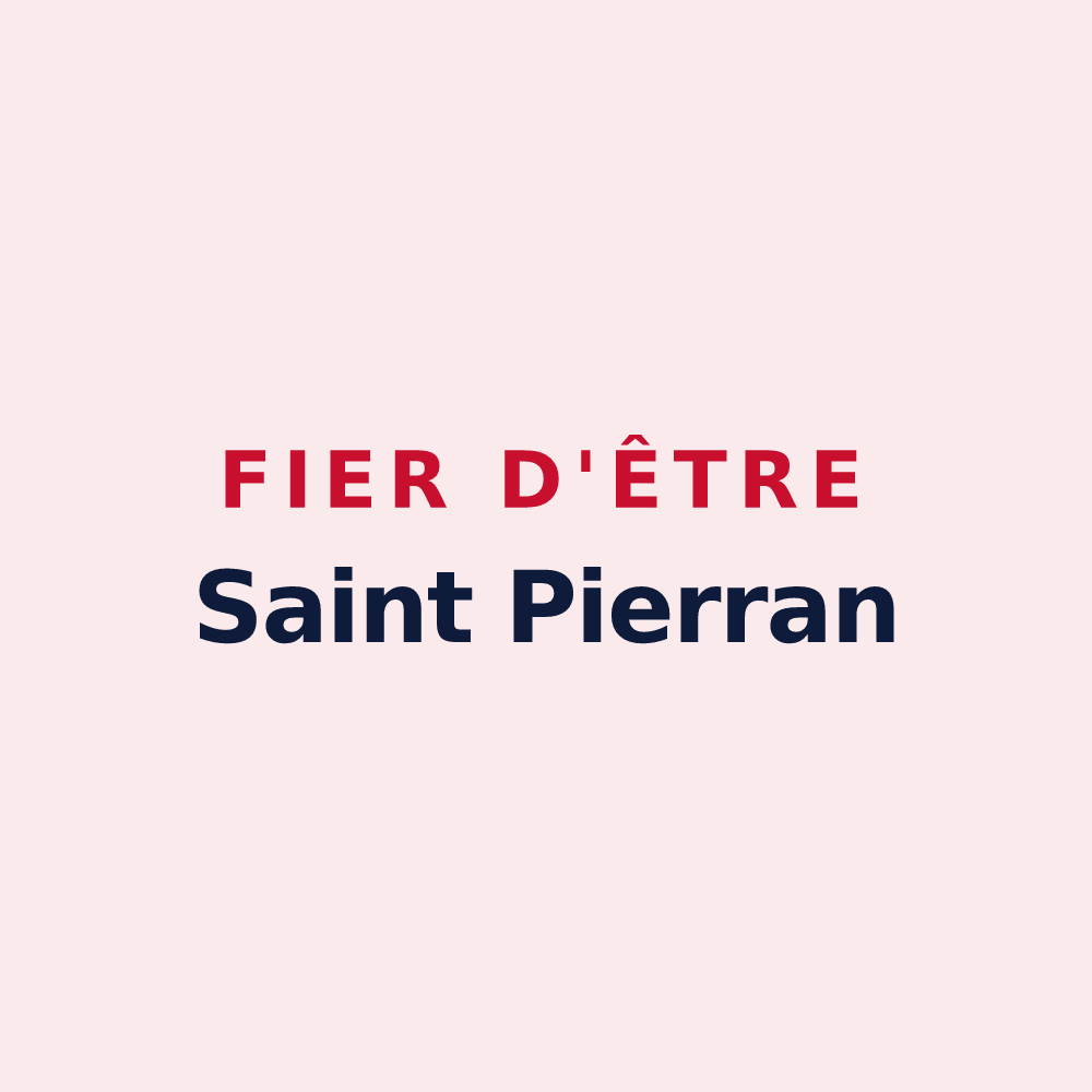 Magnet « Fier d'être Saint Pierran » — design pour Saint-Pierre-d'Alvey