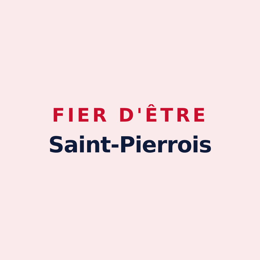 Magnet « Fier d'être Saint-Pierrois » — design pour Saint-Pierre-d'Aubézies