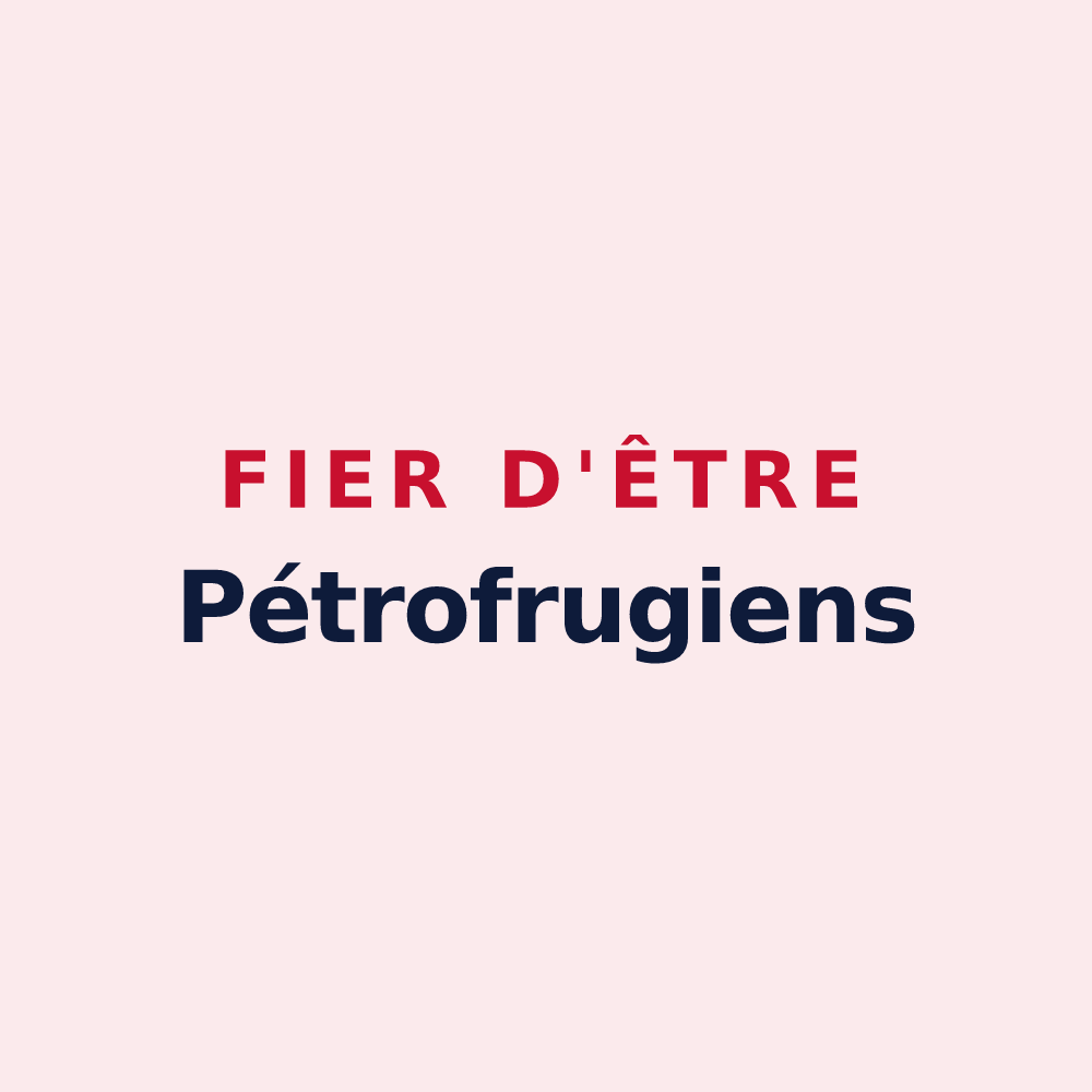 Magnet « Fier d'être Pétrofrugiens » — design pour Saint-Pierre-de-Frugie
