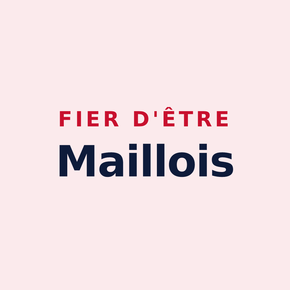 Magnet « Fier d'être Maillois » — design pour Saint-Pierre-de-Maillé