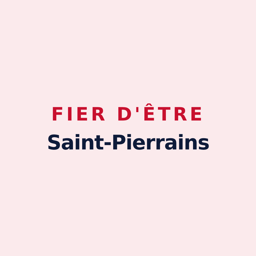 Magnet « Fier d'être Saint-Pierrains » — design pour Saint-Pierre-de-Soucy