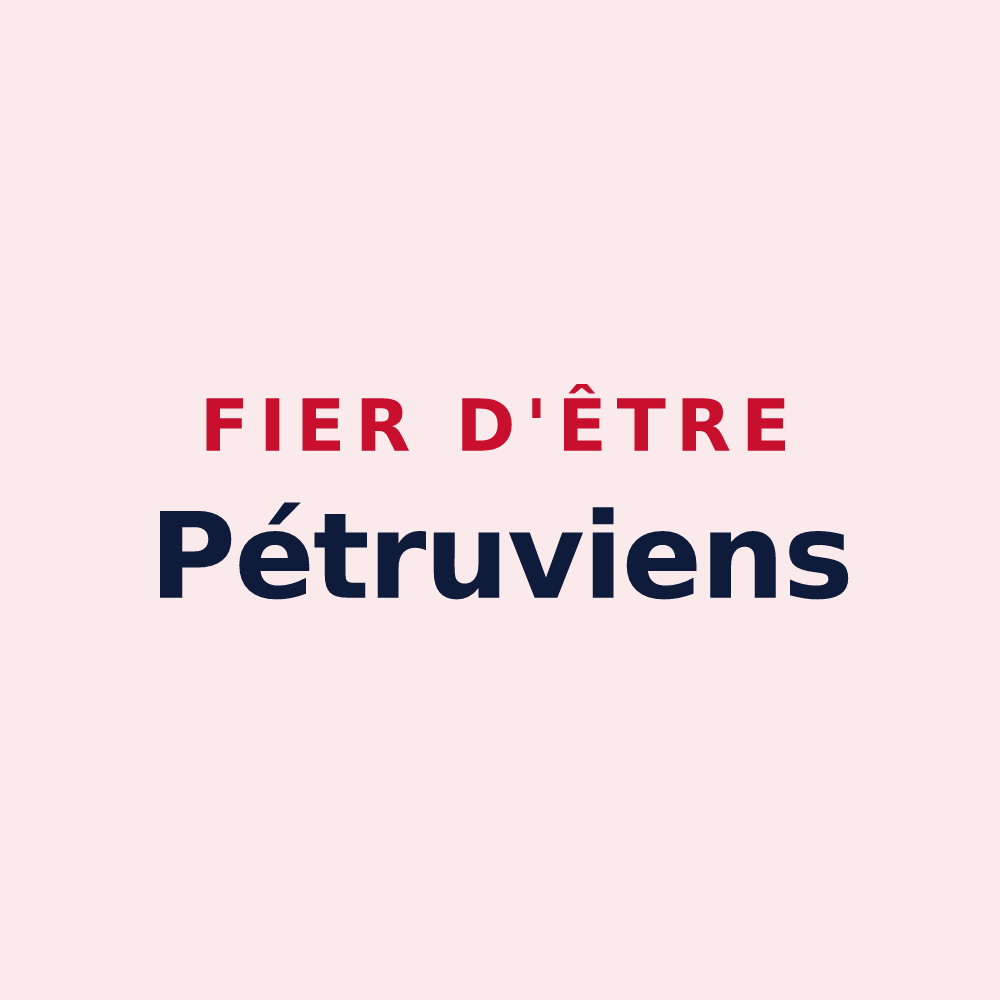 Magnet « Fier d'être Pétruviens » — design pour Saint-Pierre-des-Loges
