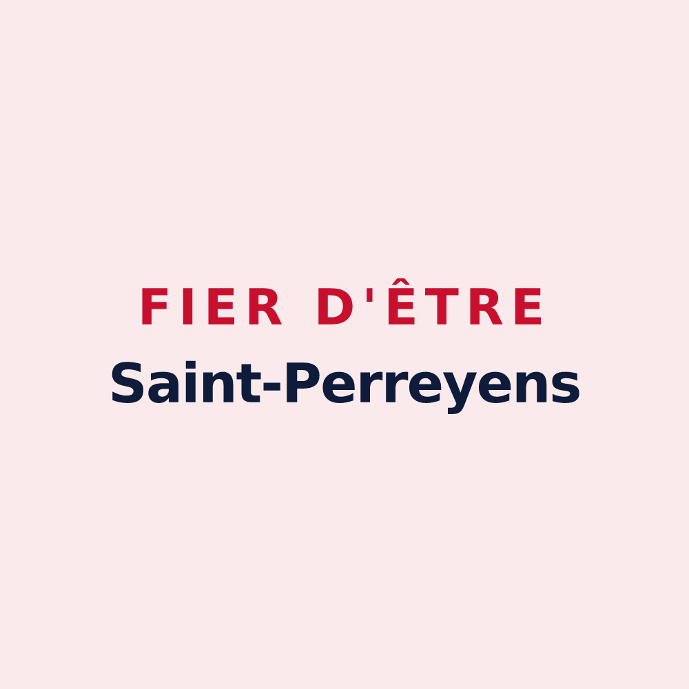 Magnet « Fier d'être Saint-Perreyens » — design pour Saint-Pierre-du-Perray