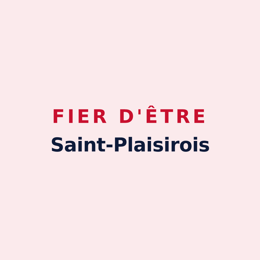Magnet « Fier d'être Saint-Plaisirois » — design pour Saint-Plaisir
