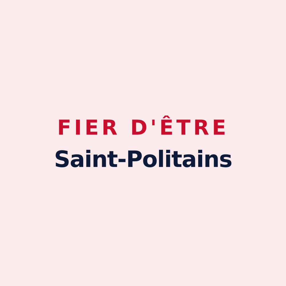 Magnet « Fier d'être Saint-Politains » — design pour Saint-Pol-de-Léon