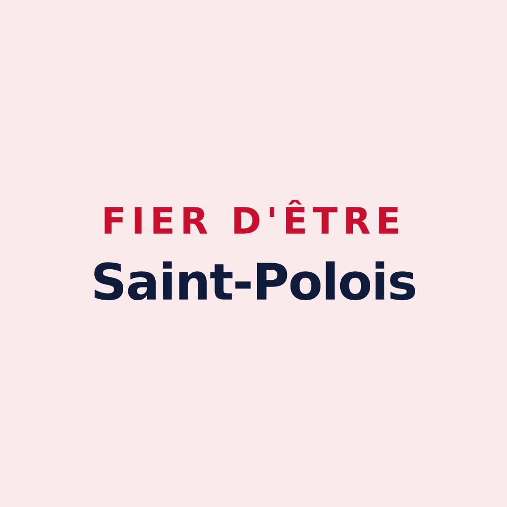 Magnet « Fier d'être Saint-Polois » — design pour Saint-Pol-sur-Ternoise