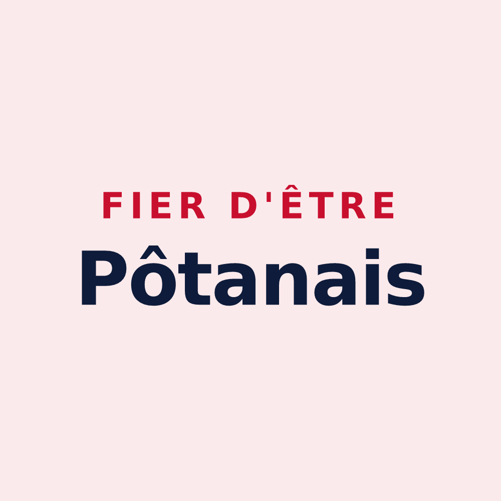 Magnet « Fier d'être Pôtanais » — design pour Saint-Pôtan
