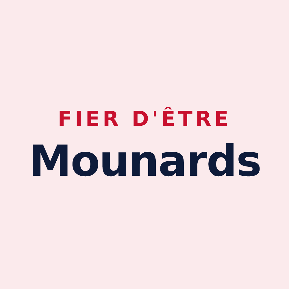 Magnet « Fier d'être Mounards » — design pour Saint-Priest-en-Jarez