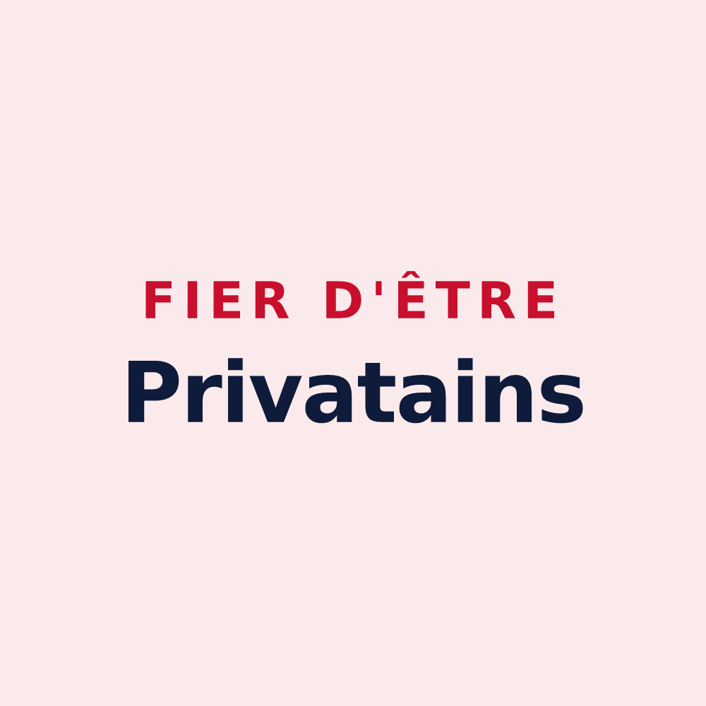 Magnet « Fier d'être Privatains » — design pour Saint-Privat-du-Fau