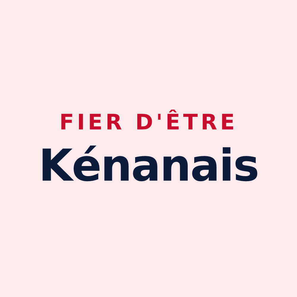 Magnet « Fier d'être Kénanais » — design pour Saint-Quay-Perros