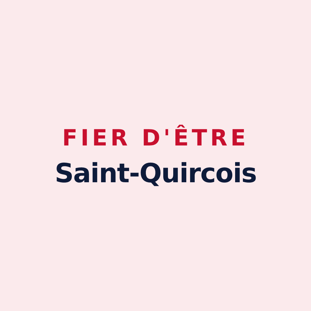 Magnet « Fier d'être Saint-Quircois » — design pour Saint-Quirc