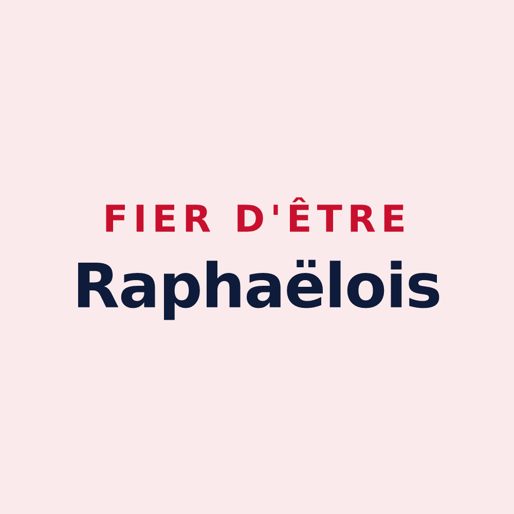 Magnet « Fier d'être Raphaëlois » — design pour Saint-Raphaël