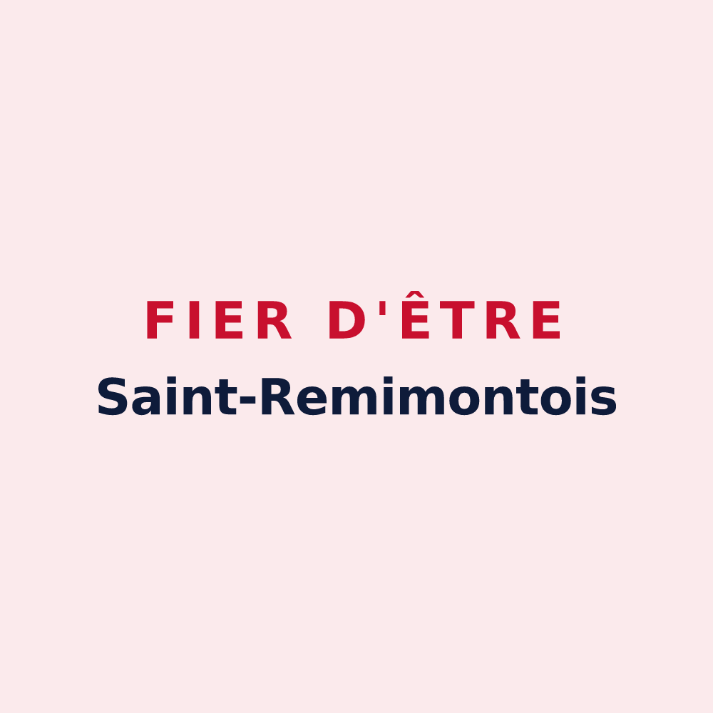 Magnet « Fier d'être Saint-Remimontois » — design pour Saint-Remimont