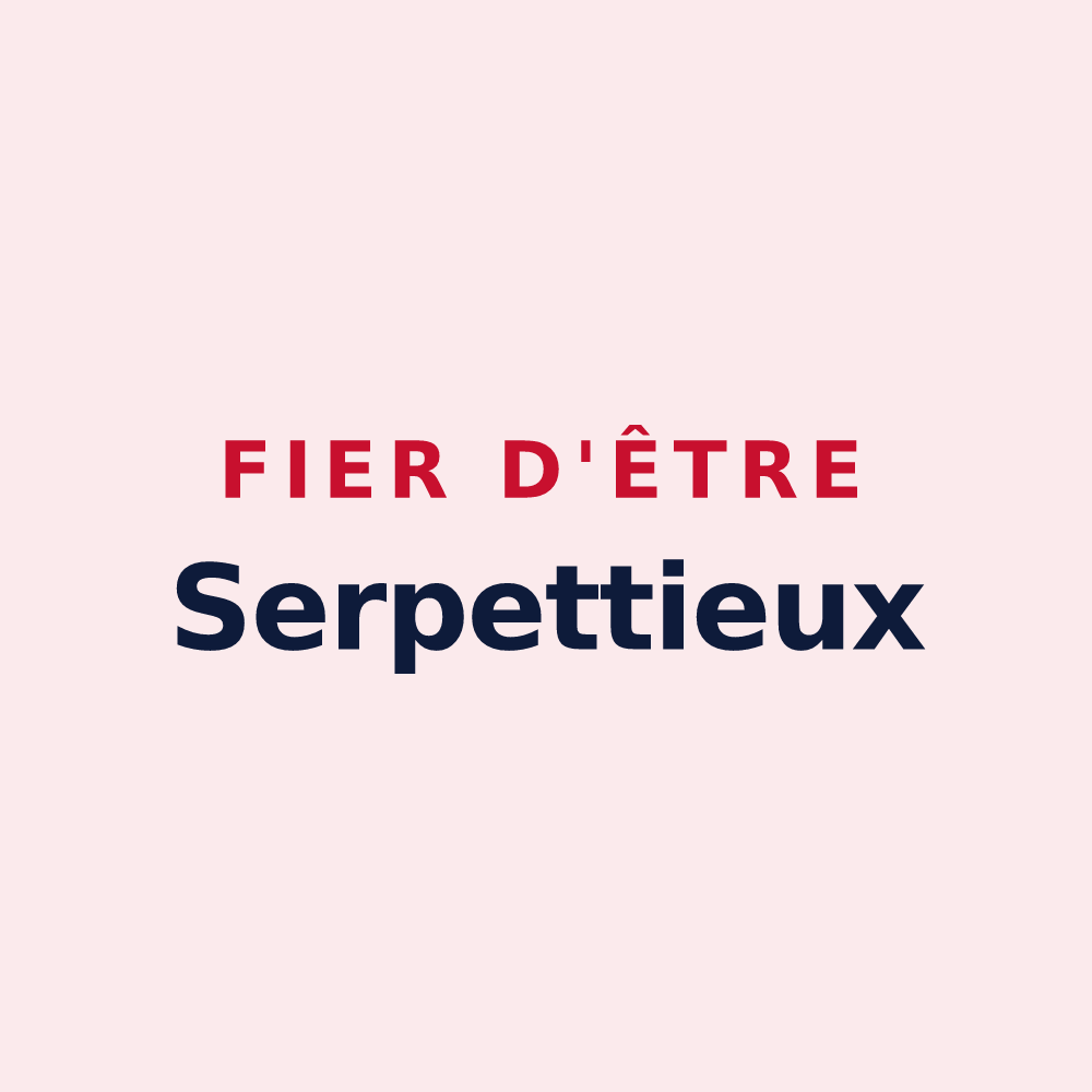 Magnet « Fier d'être Serpettieux » — design pour Saint-Remimont