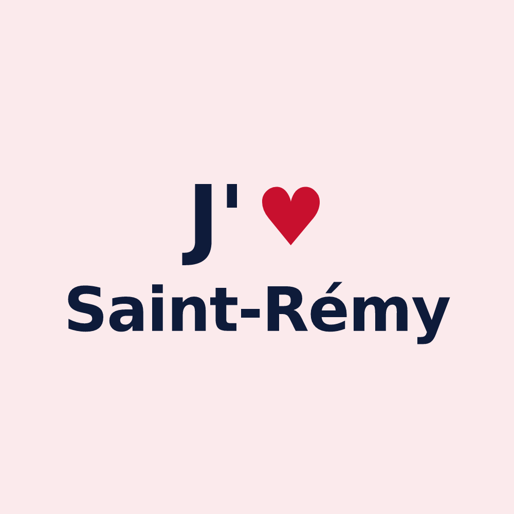 Magnet personnalisé Saint-Rémy — design J'aime Saint-Rémy