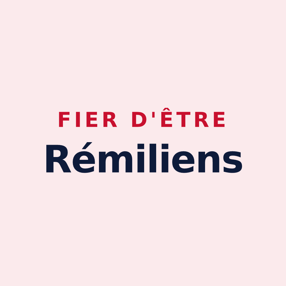 Magnet « Fier d'être Rémiliens » — design pour Saint-Rémy-de-Maurienne