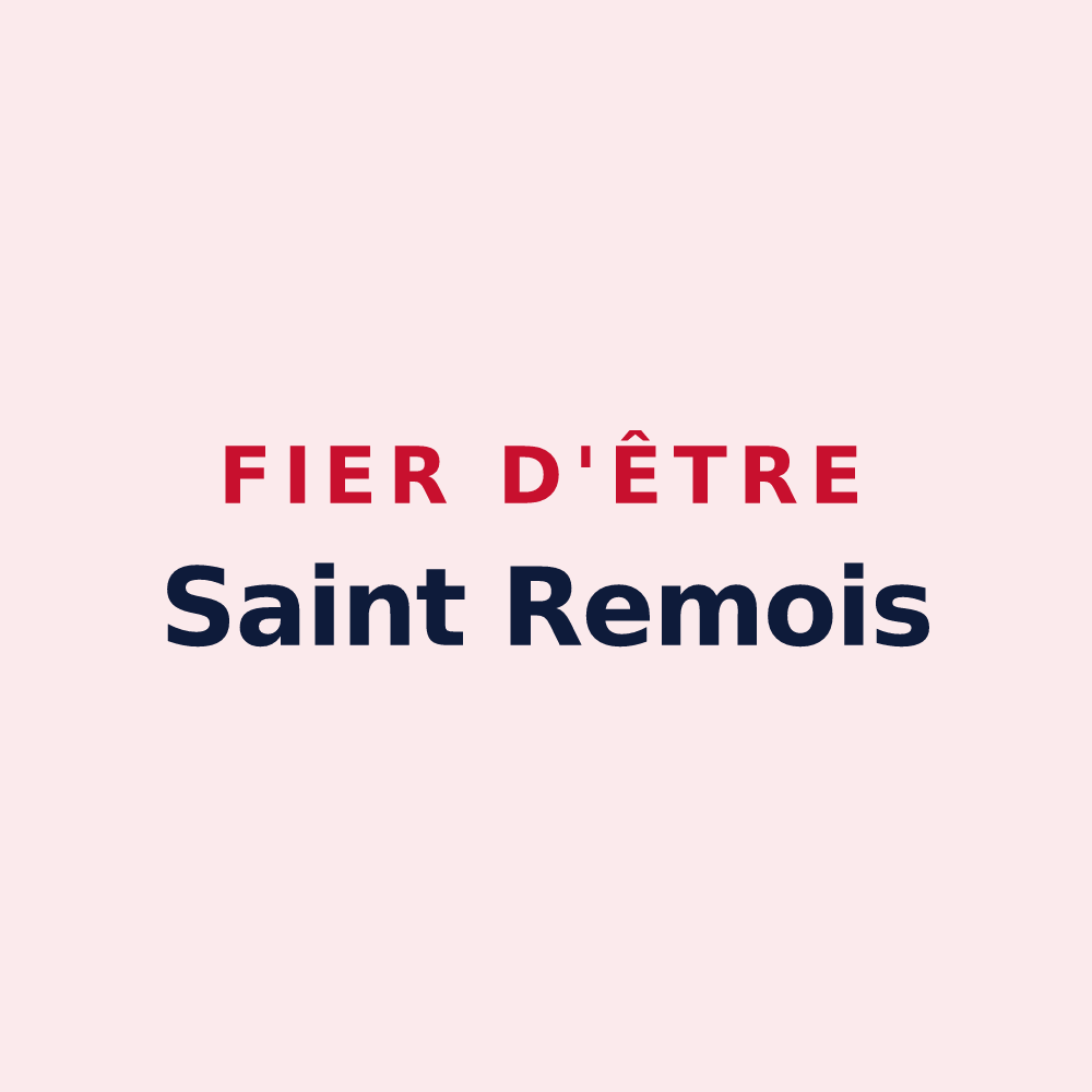 Magnet « Fier d'être Saint Remois » — design pour Saint-Remy-en-l'Eau