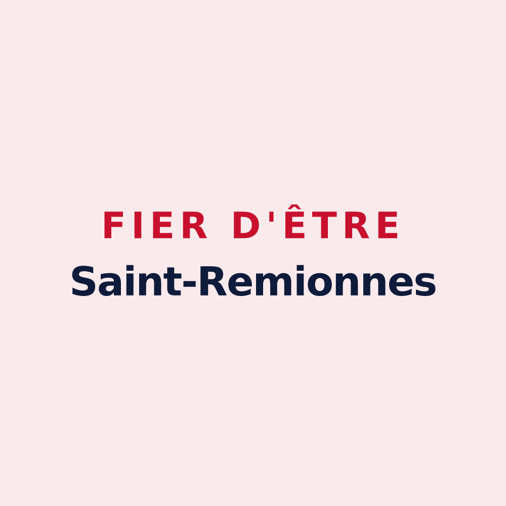 Magnet « Fier d'être Saint-Remionnes » — design pour Saint-Remy-la-Calonne
