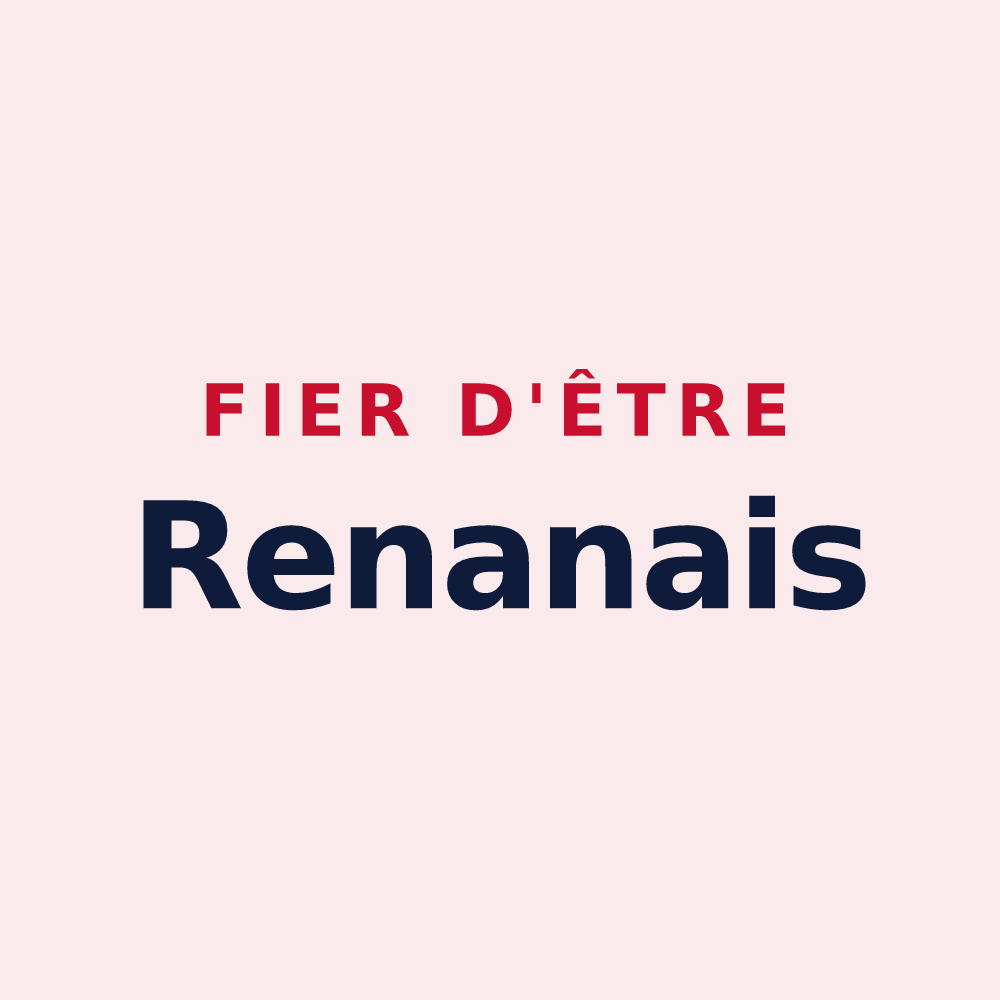 Magnet « Fier d'être Renanais » — design pour Saint-Renan