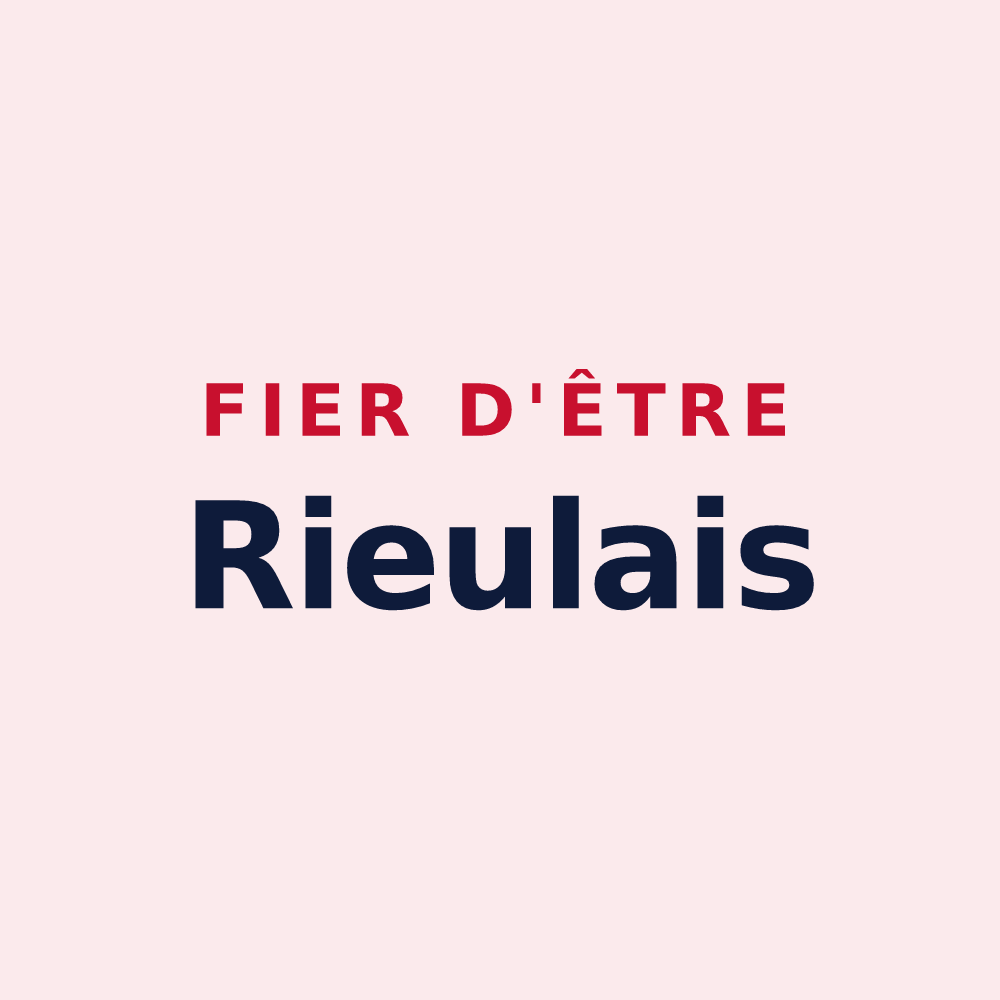 Magnet « Fier d'être Rieulais » — design pour Saint-Rieul