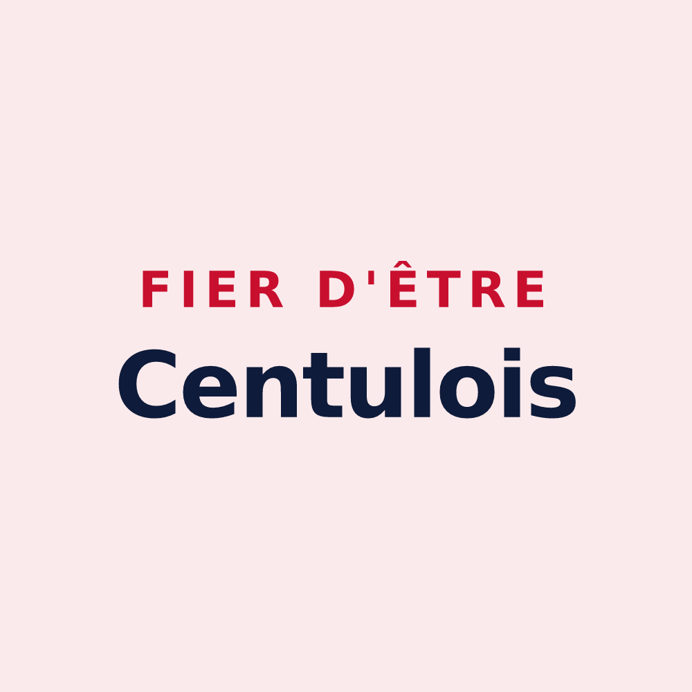 Magnet « Fier d'être Centulois » — design pour Saint-Riquier