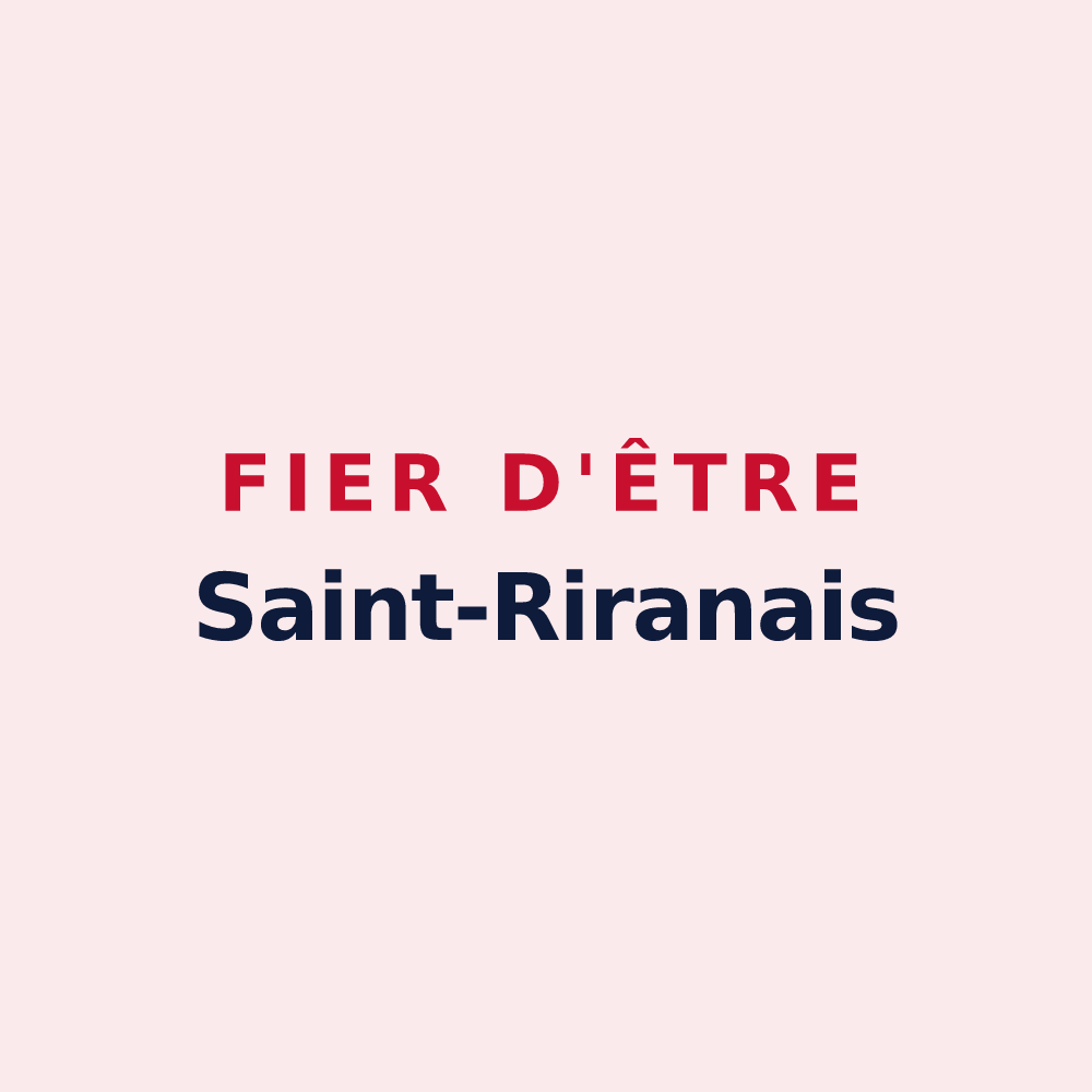 Magnet « Fier d'être Saint-Riranais » — design pour Saint-Rirand