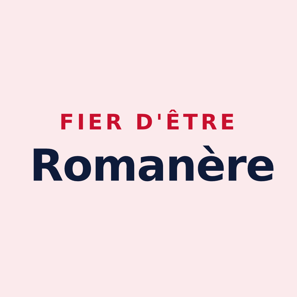 Magnet « Fier d'être Romanère » — design pour Saint-Romain-en-Gal
