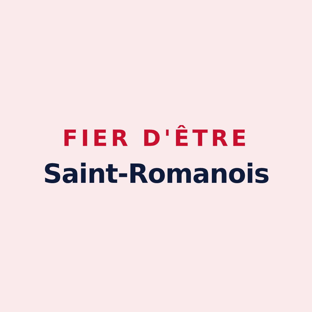 Magnet « Fier d'être Saint-Romanois » — design pour Saint-Roman-de-Codières