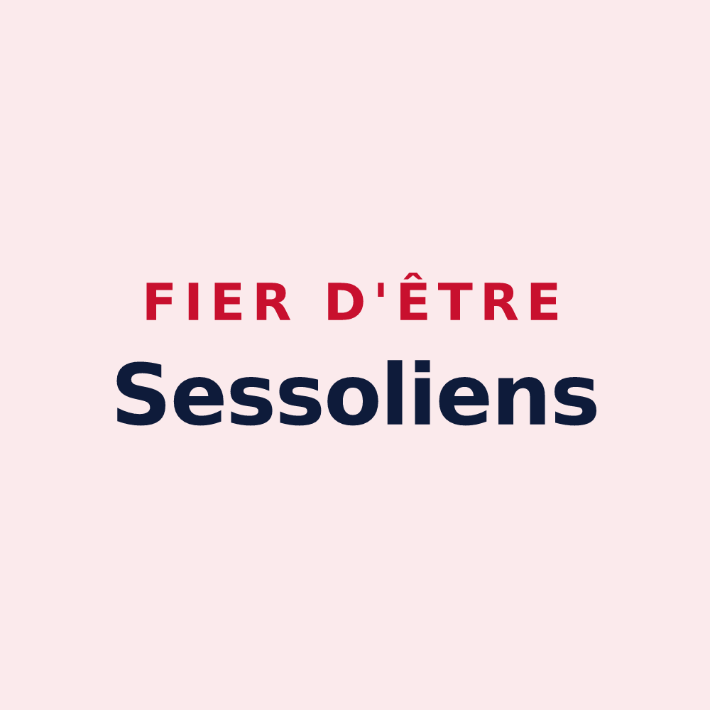 Magnet « Fier d'être Sessoliens » — design pour Saint-Sauflieu