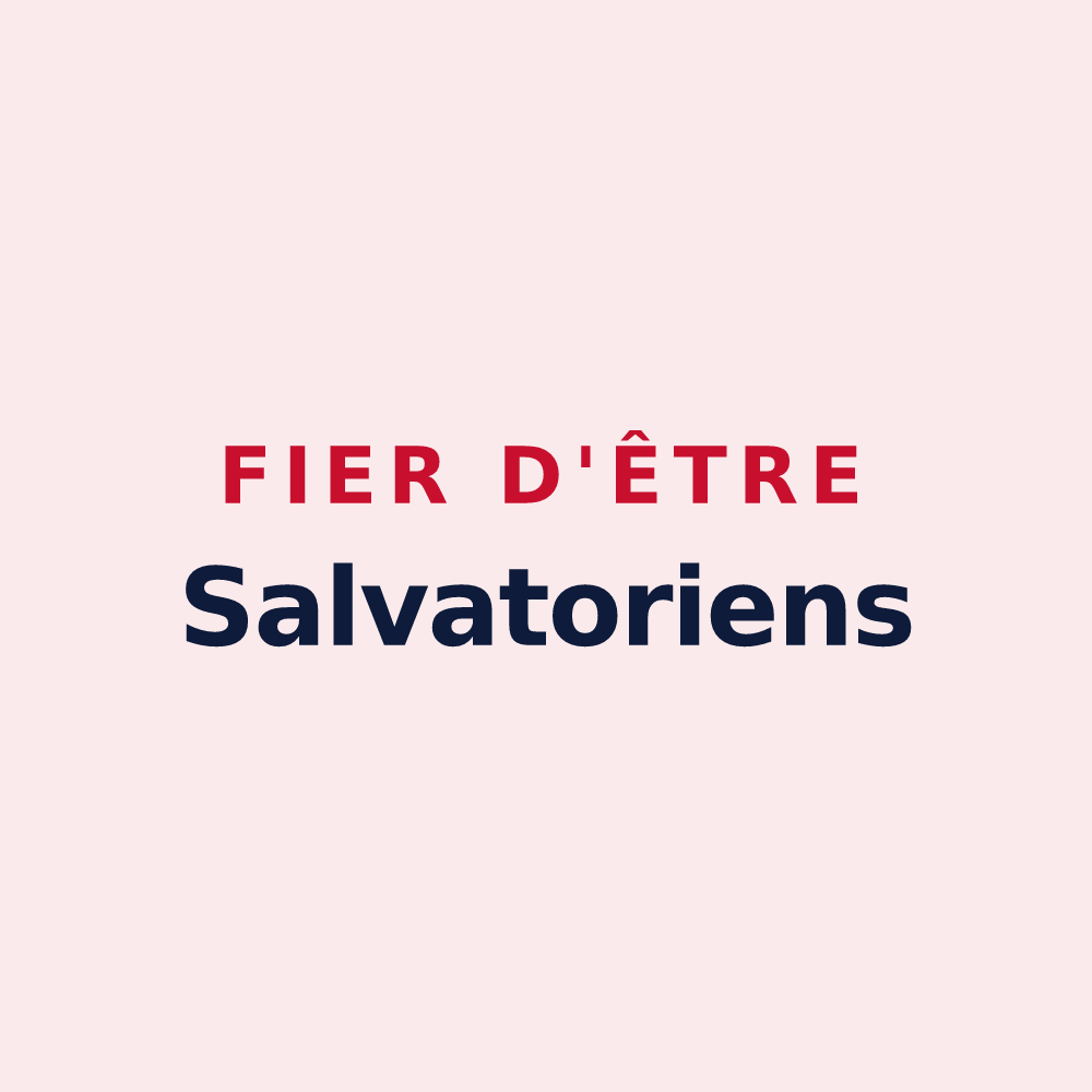 Magnet « Fier d'être Salvatoriens » — design pour Saint-Sauveur