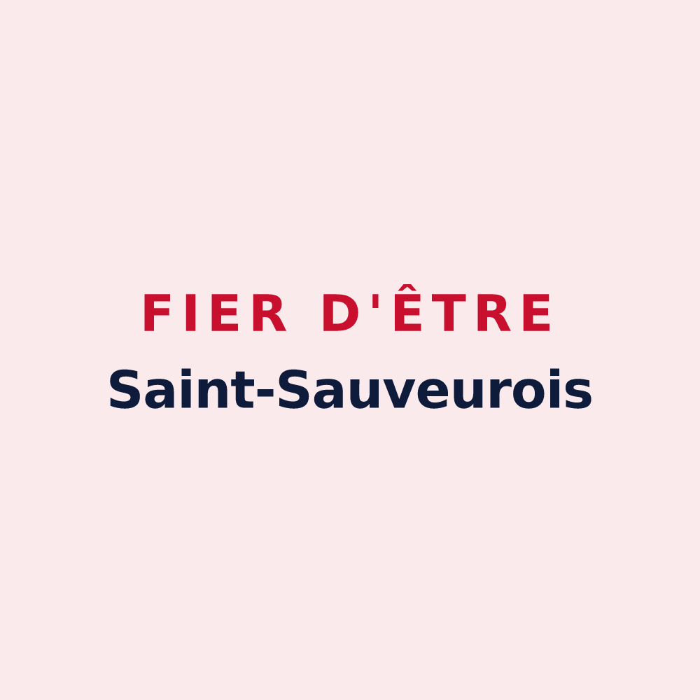Magnet « Fier d'être Saint-Sauveurois » — design pour Saint-Sauveur-de-Puynormand